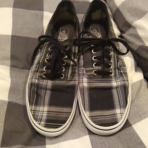 Awesome plaid Vans
